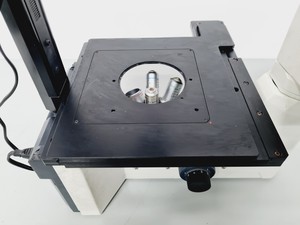 Thumbnail image of Leica Type 090-135.008-000 Inverted Microscope w/ 4 x Objectives 4x/10x/20x Lab