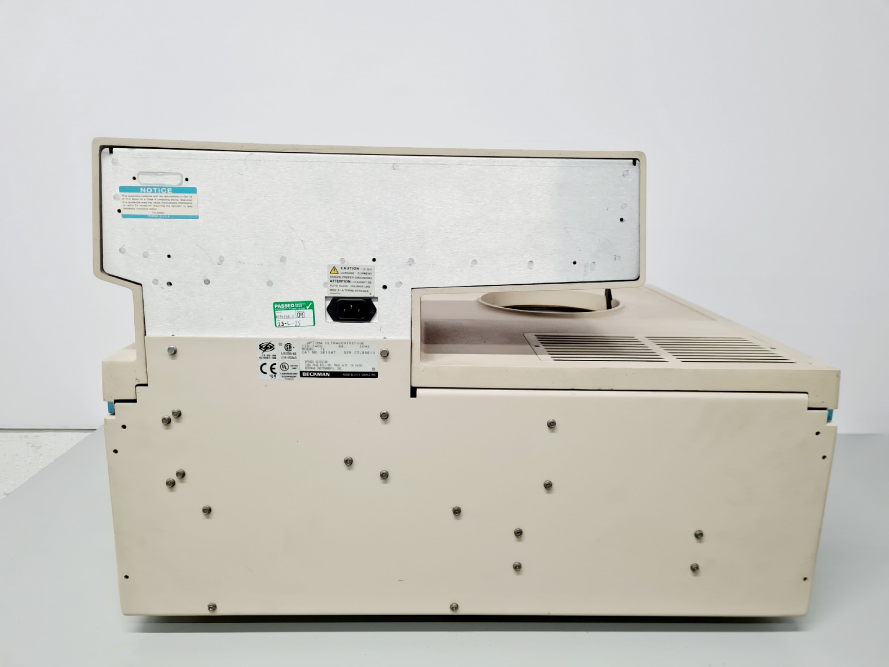 Image of Beckman Optima TL Ultracentrifuge w/ Beckman TLA 100.4 Rotor Spares/Repair 