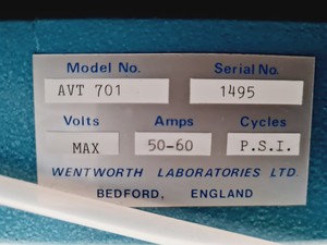 Thumbnail image of Wentworth Laboratories Model AVT 701 Vibration Isolation Table Lab