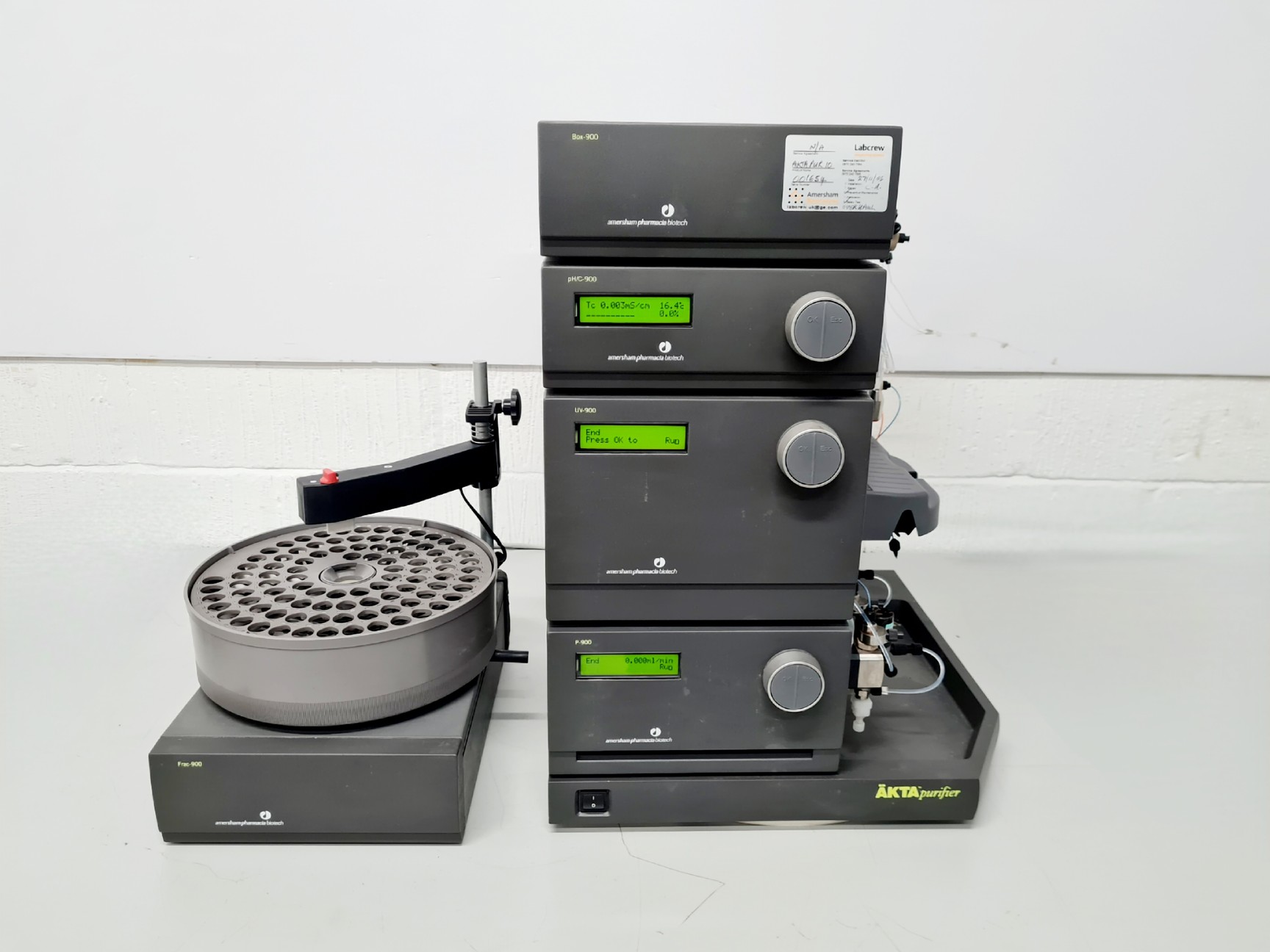 Image of Amersham Pharmacia AKTA Purifier pH/C-900, UV-900,P-90, Box-900, Frac-900 HPLC