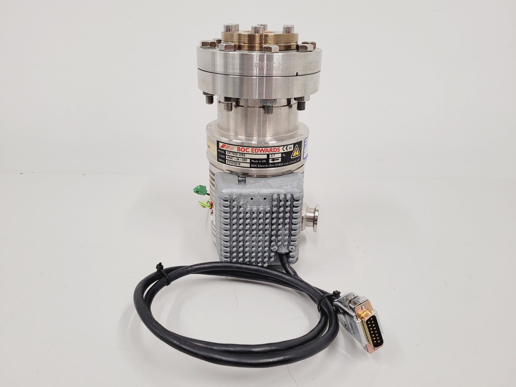 Image of BOC Edwards EXT75DX Turbomolecular Pump with Cooler and 24v Power Supply TMP