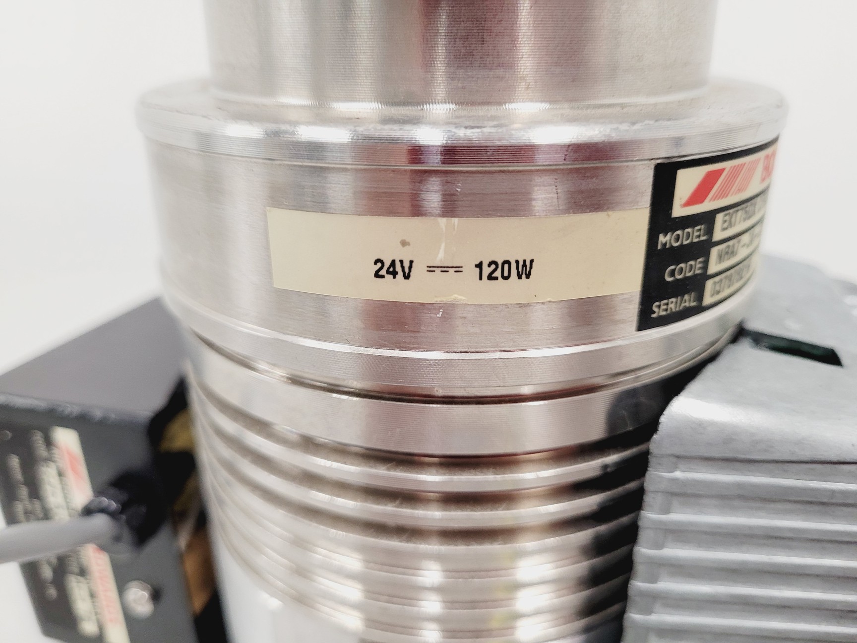 Image of BOC Edwards EXT75DX Turbomolecular Pump with Cooler and 24v Power Supply TMP