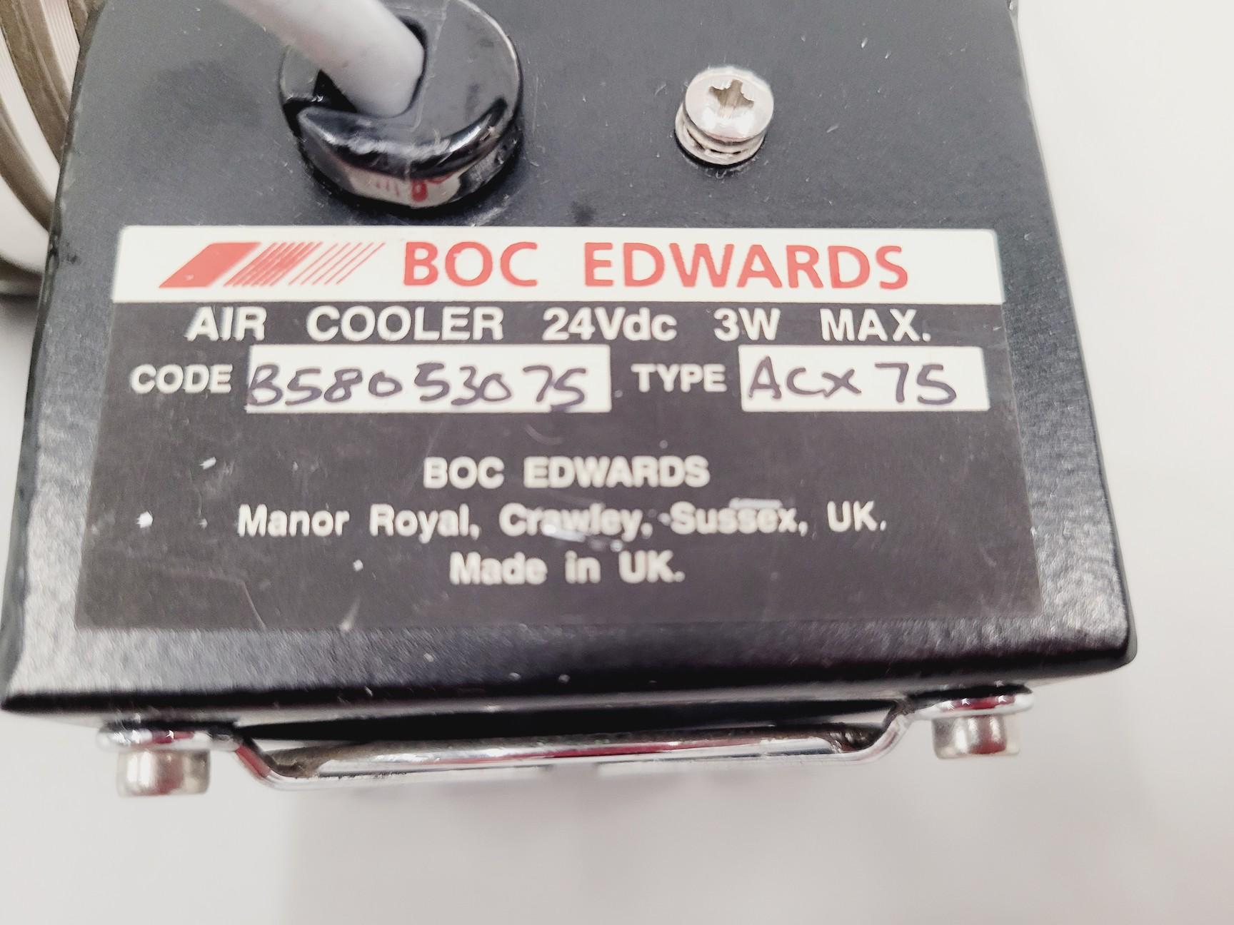 Image of BOC Edwards EXT75DX Turbomolecular Pump with Cooler and 24v Power Supply TMP