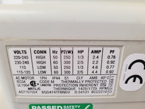 Thumbnail image of Edwards RV3 Two-Stage Rotary Vane Vacuum Pump