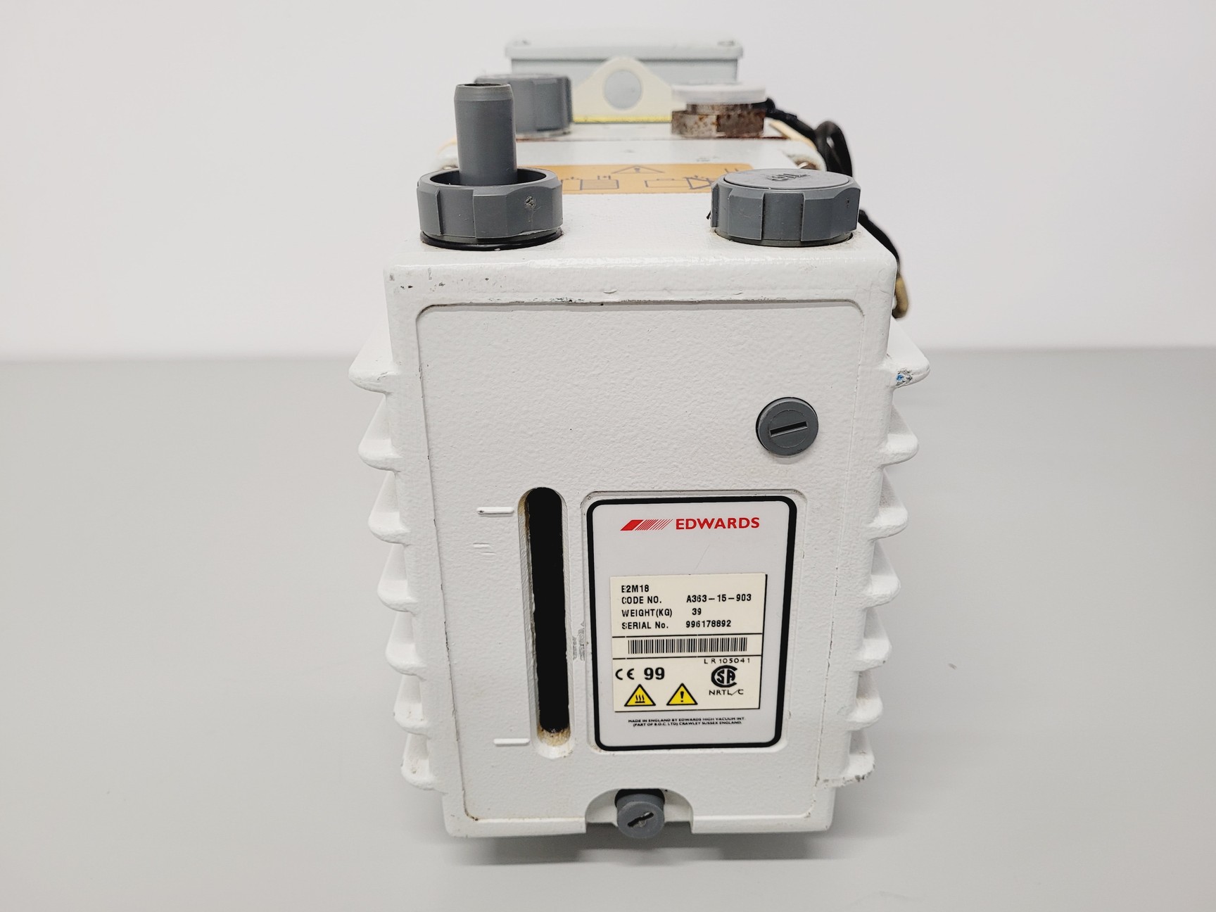 Image of Edwards E2M18 Dual Stage Rotary Vane Vacuum Pump