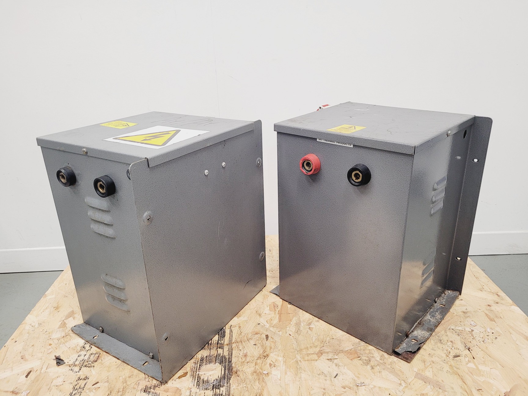 Image of 2 x TMC Transformers Types 91012-2 and 81020-1 Stepdown 230v to 24v