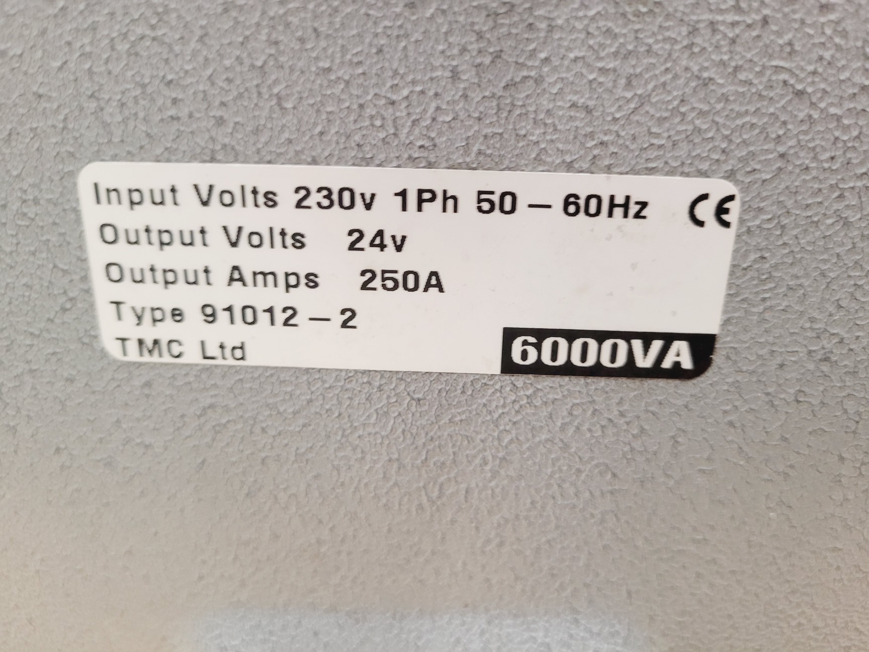 Image of Job Lot of Two TMC Transformers Types 91012-2 and 81020-1 Stepdown 230v to 24v