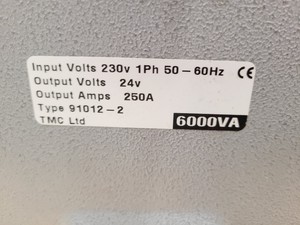 Thumbnail image of Job Lot of Two TMC Transformers Types 91012-2 and 81020-1 Stepdown 230v to 24v