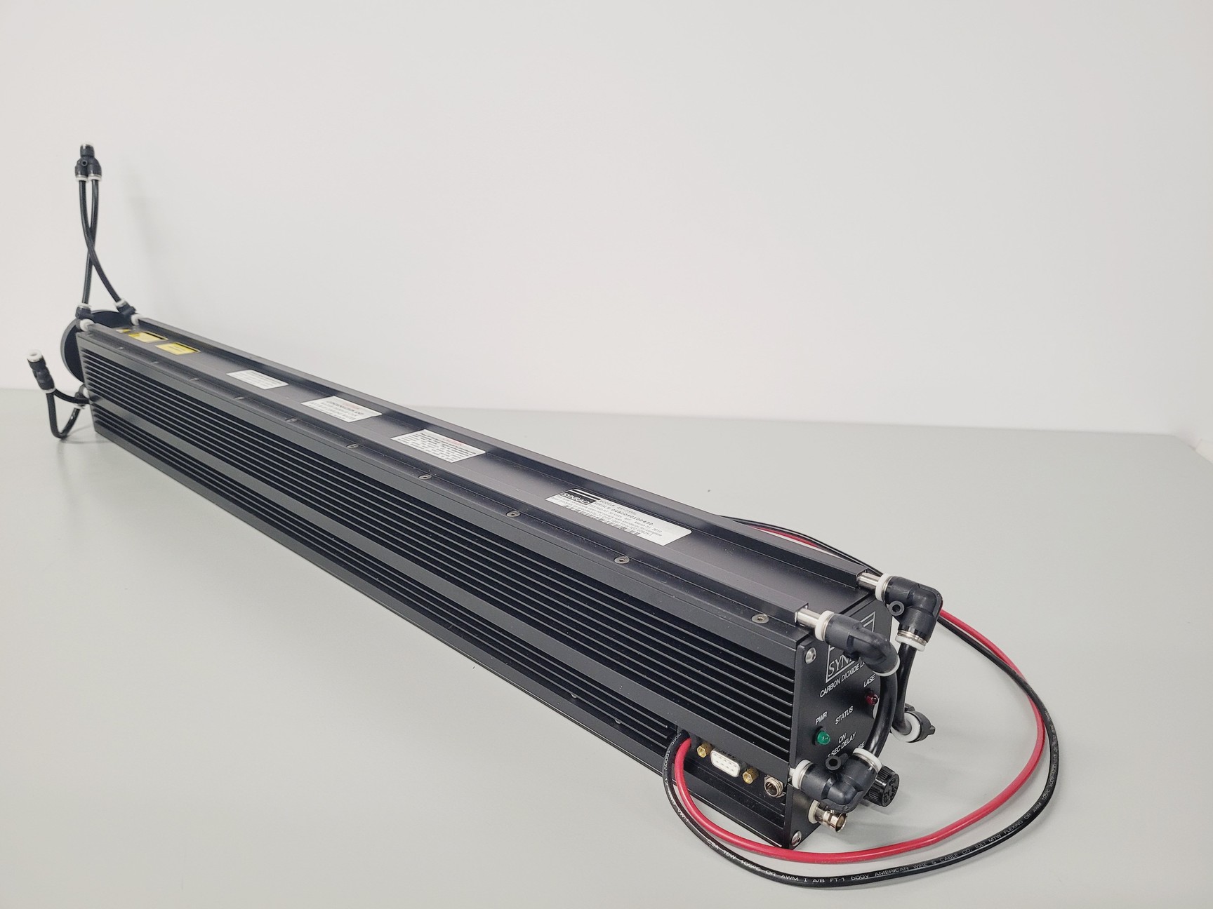 Image of Synrad 48-2SWL CO2 Laser With Mean Well PSP-500-27 Switching Power Supply Lab