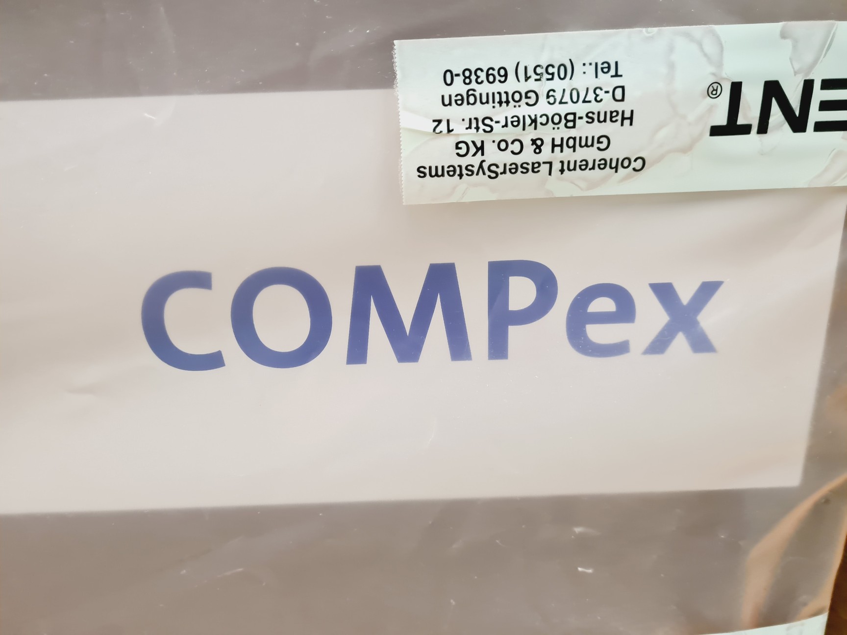 Image of Coherent Compex 205F With Purpose Built Steel Stand (Unused) Lab