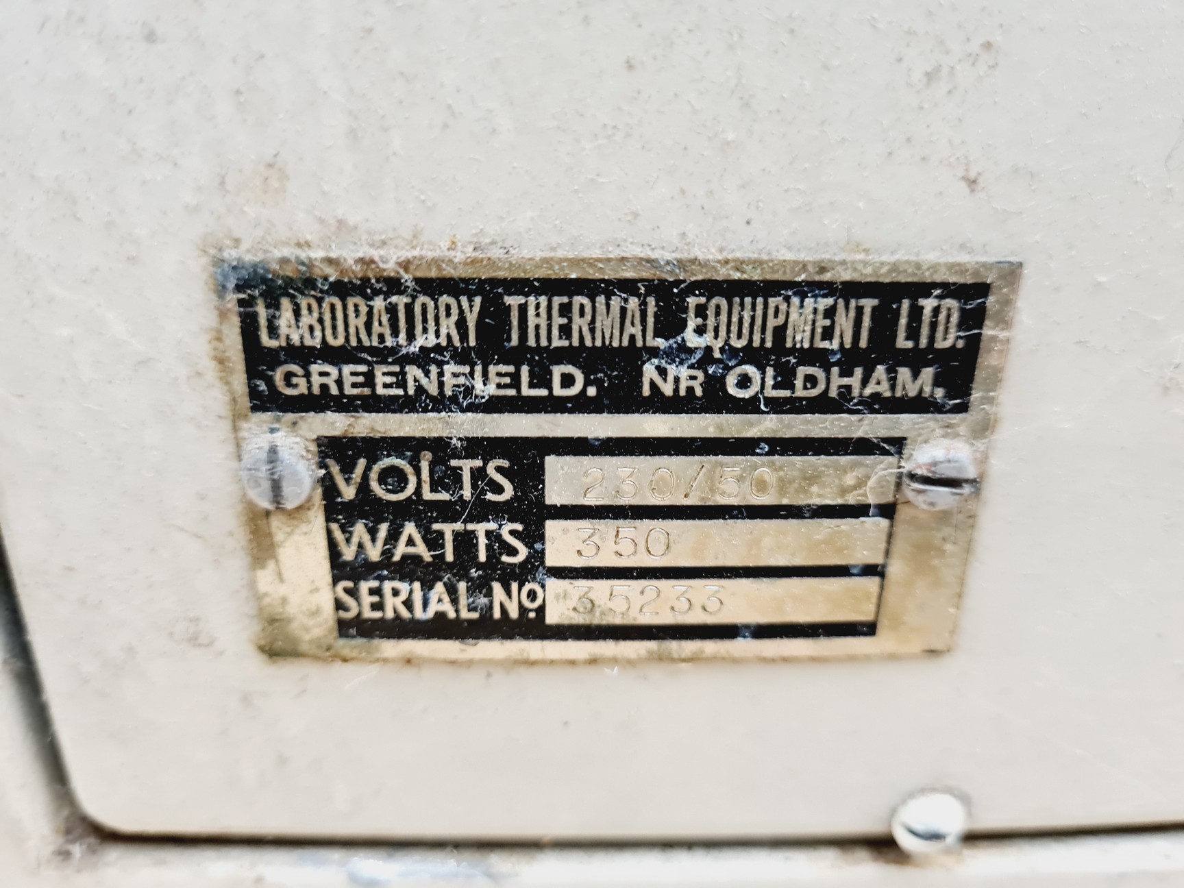 Image of Laboratory Thermal Equipment Incubator - Spares/Repair Lab