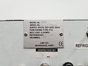 Thumbnail image of LMS 250 Refrigerated Incubator - Spares/Repair Lab