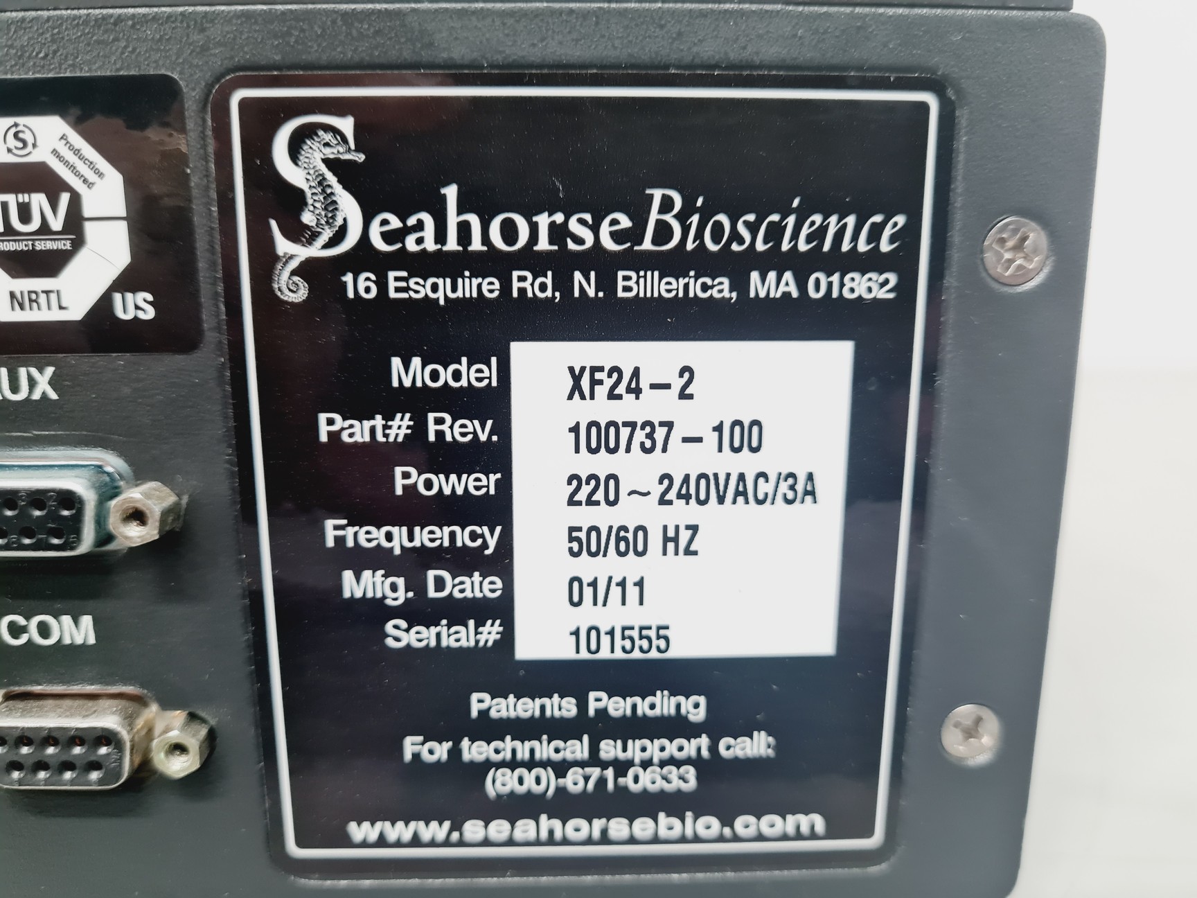Image of Seahorse Bioscience XF24 Extracellular Flux Analyzer Cell Counter w/ SoftwareLab