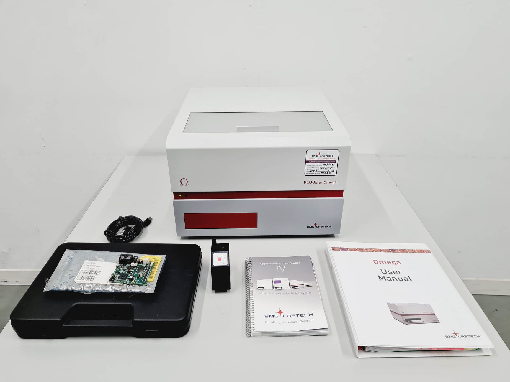 Image of BMG Labtech FLUOstar Omega Microplate Reader w/ Accessories Lab