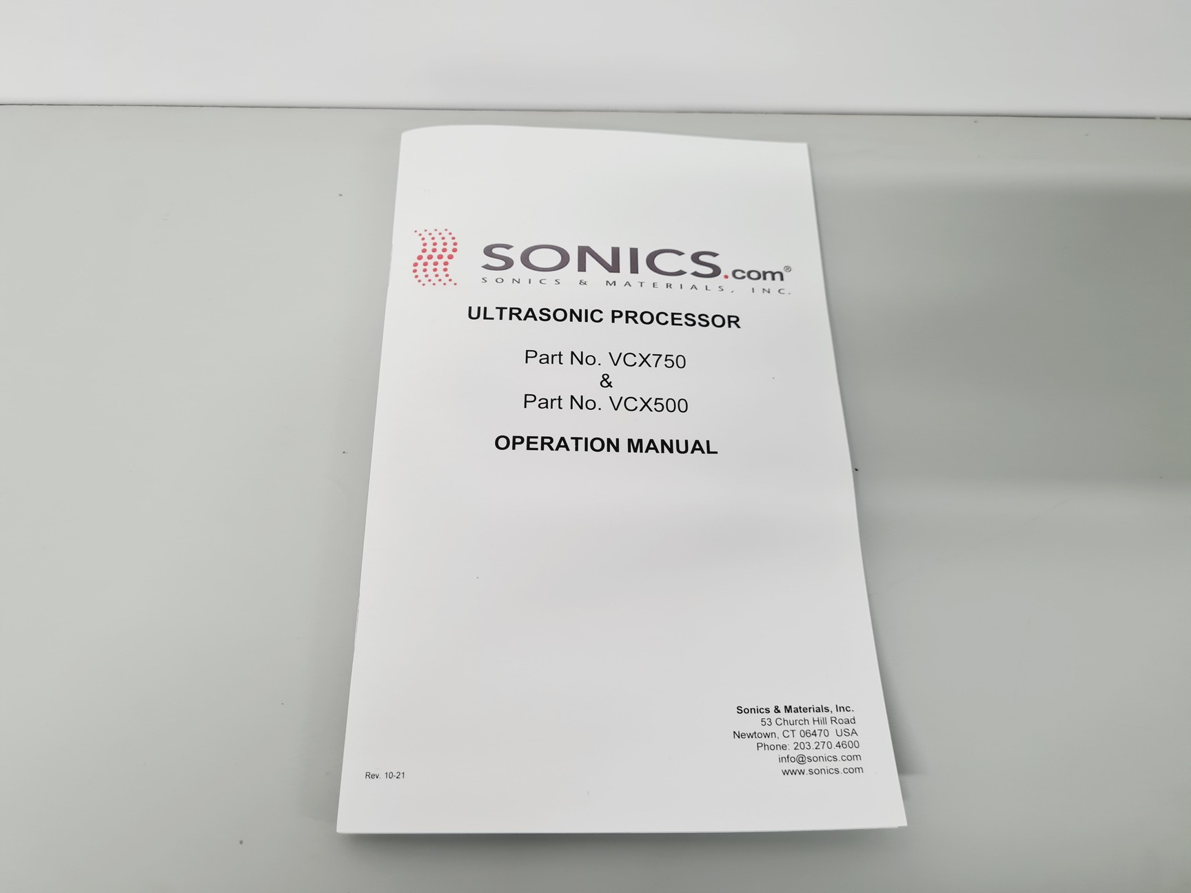 Image of Sonics Vibra Cell Model VCX 750 With Model CV334 Ultrasonic Processor