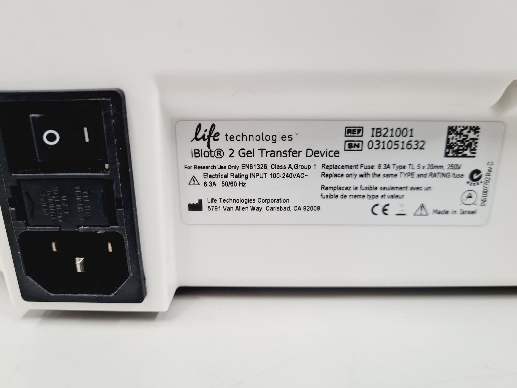 Image of Life Technologies Model iBlot 2 Gel Transfer Device