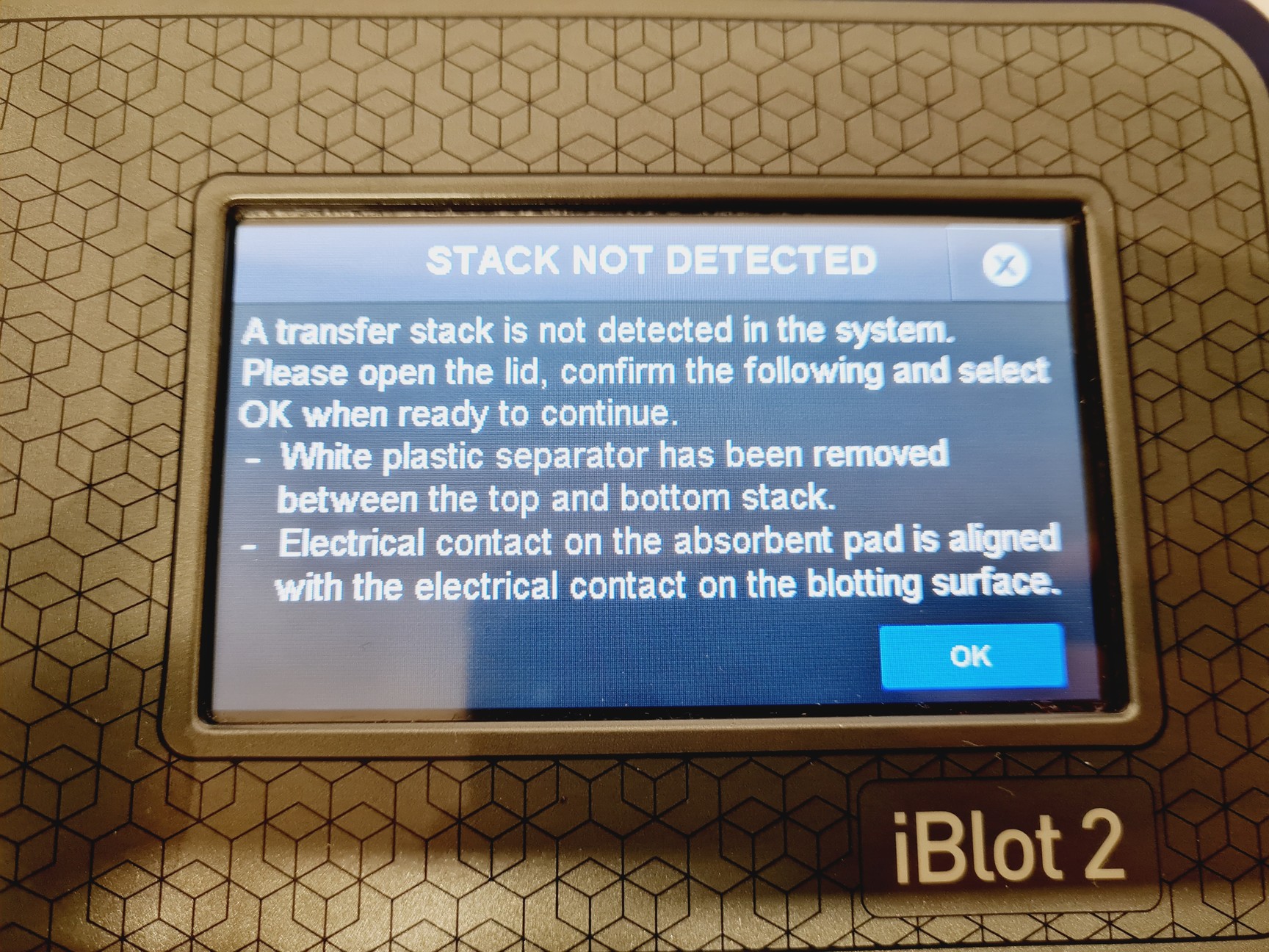 Image of Life Technologies Type iBlot 2 Gel Transfer Device