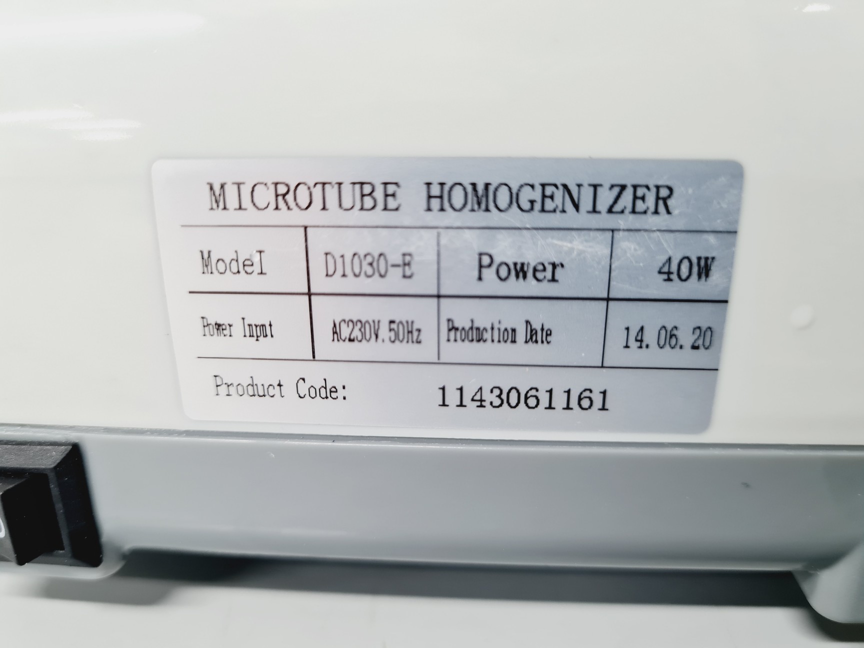 Image of BeadBug D1030-E Microtube Homogenizer lab