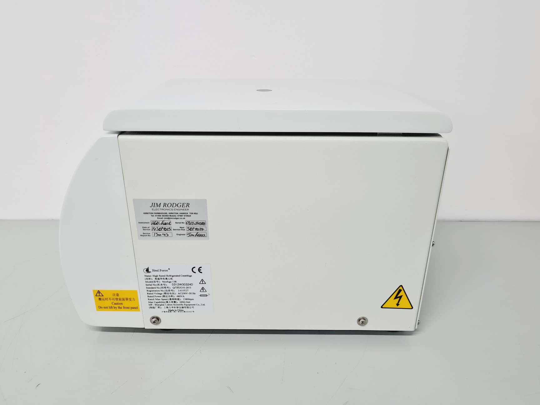 Image of Heal Force Neofuge 13R Centrefuge Lab