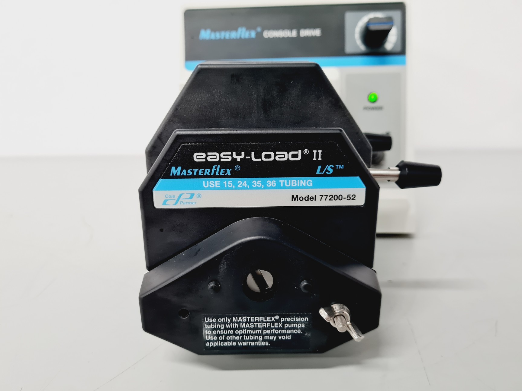 Image of Cole Parmer MasterFlex Console Drive 7520-67 & 2 x Easy Load II Lab