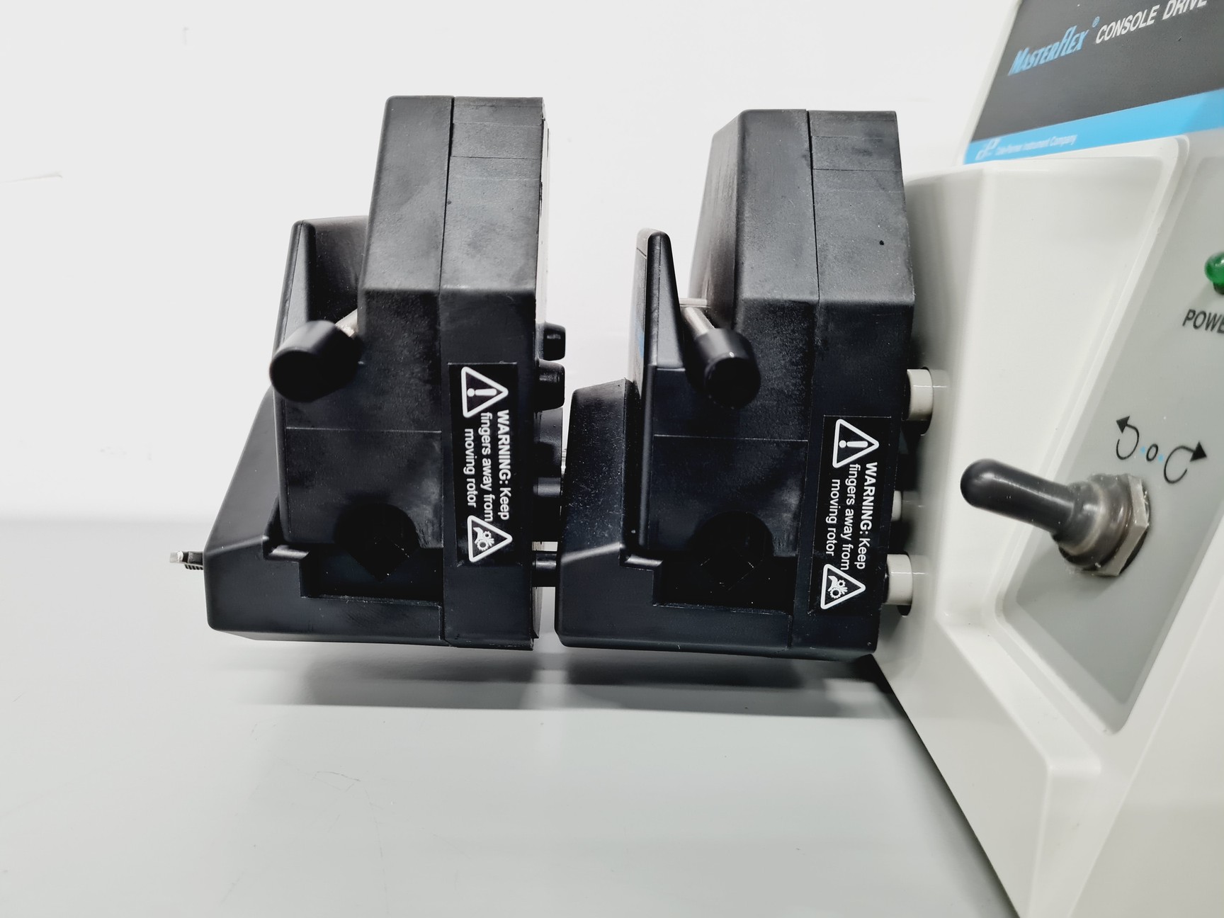Image of Cole Parmer MasterFlex Console Drive 7520-67 & 2 x Easy Load II Lab