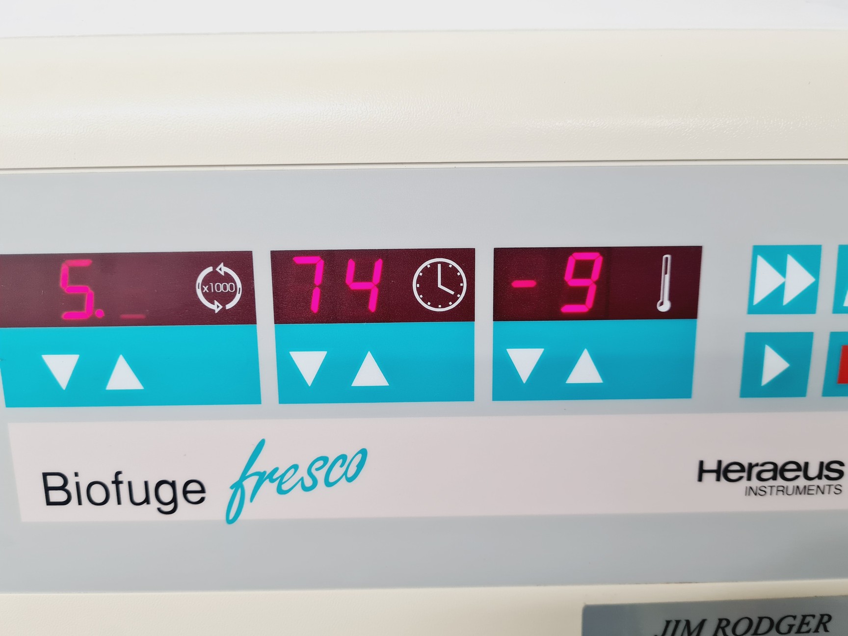 Image of Heraeus Biofuge Fresco Centrifuge w/ PP 1/97 #3324 Rotor Lab