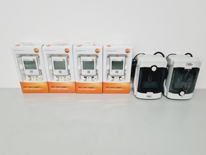 Image of 4 x Testo Saveris 2 T2 + T3 Wifi Data Loggers w/ 2 x Rayleigh Instruments IP65