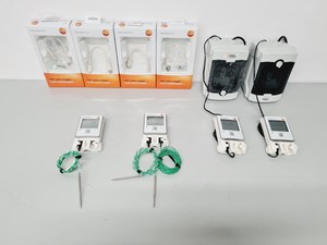 Thumbnail image of 4 x Testo Saveris 2 T2 + T3 Wifi Data Loggers w/ 2 x Rayleigh Instruments IP65 