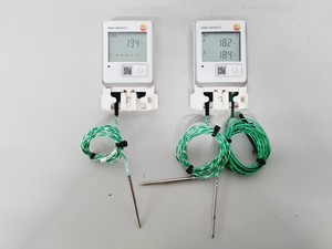 Thumbnail image of 4 x Testo Saveris 2 T2 + T3 Wifi Data Loggers w/ 2 x Rayleigh Instruments IP65 