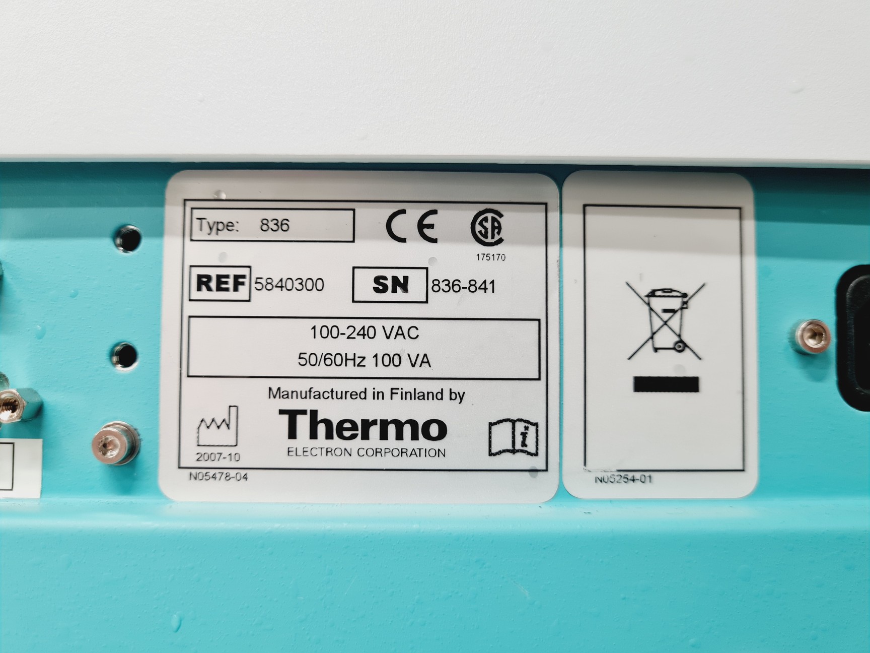 Image of Thermo MultiDrop Combi Reagent Dispenser Type 836 (2007) Lab