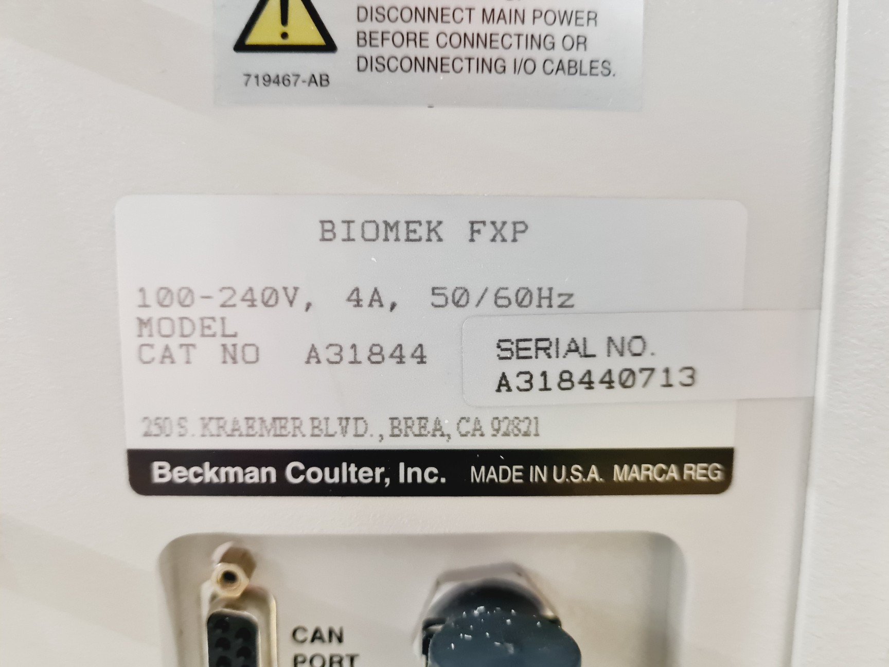 Image of Beckman Coulter FXP Laboratory Automation Workstation w/ Device Controller Lab