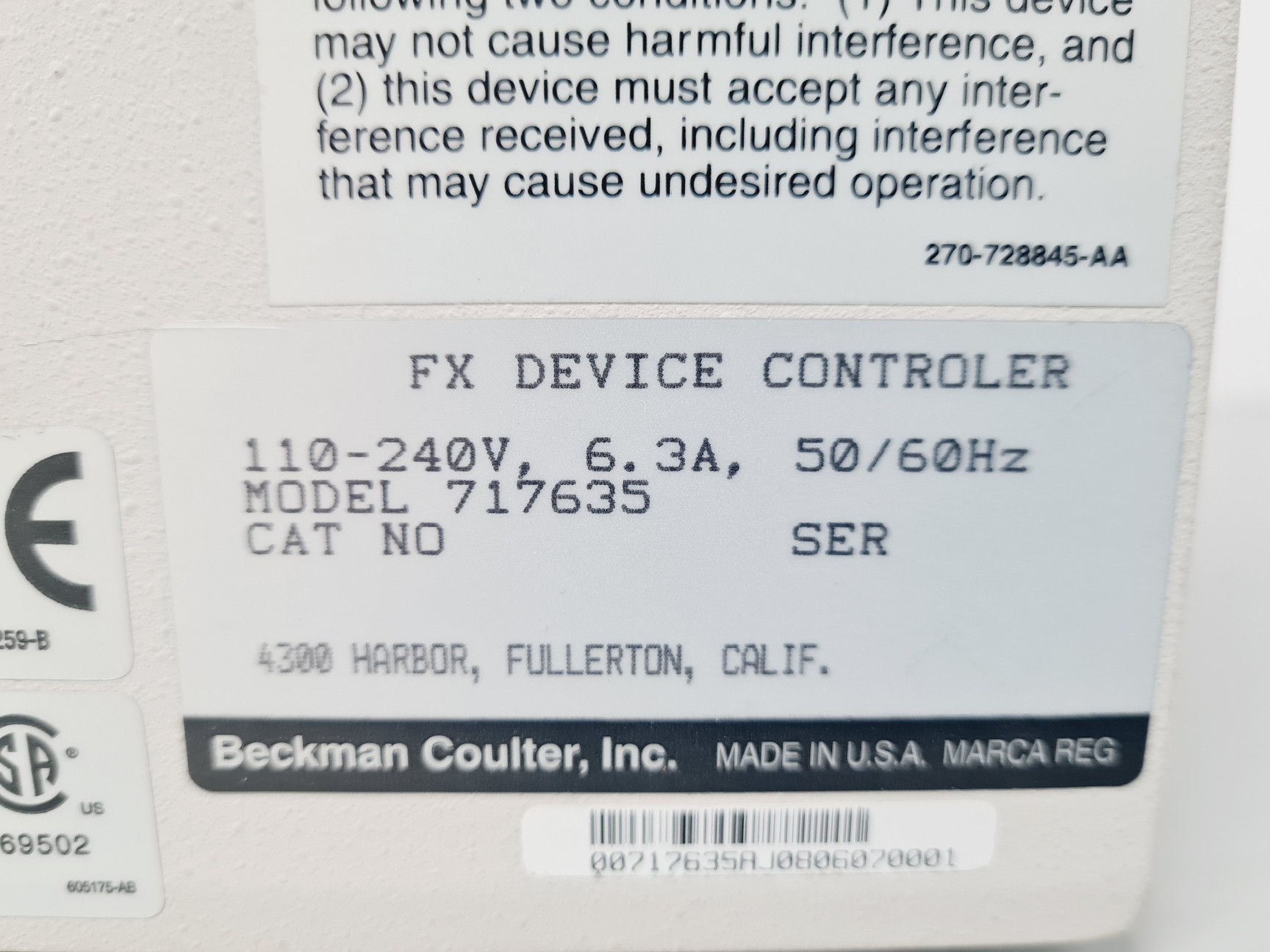 Image of Beckman Coulter FXP Laboratory Automation Workstation w/ Device Controller Lab
