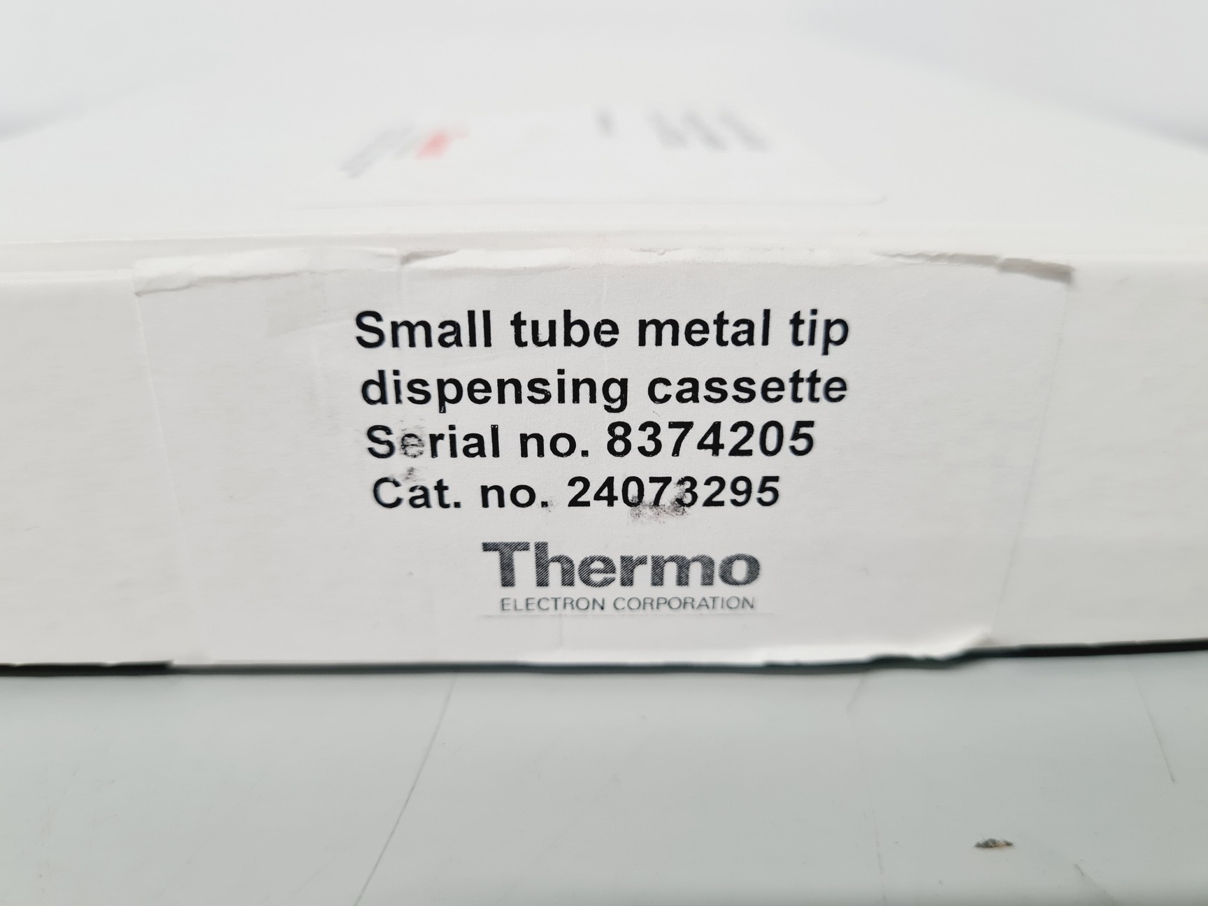 Image of 6 x Thermo Scientific Dispensing Cassettes - Metal Tip, Plastic Tip & 200cm Tube