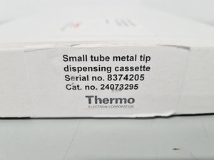 Thumbnail image of 6 x Thermo Scientific Dispensing Cassettes - Metal Tip, Plastic Tip & 200cm Tube