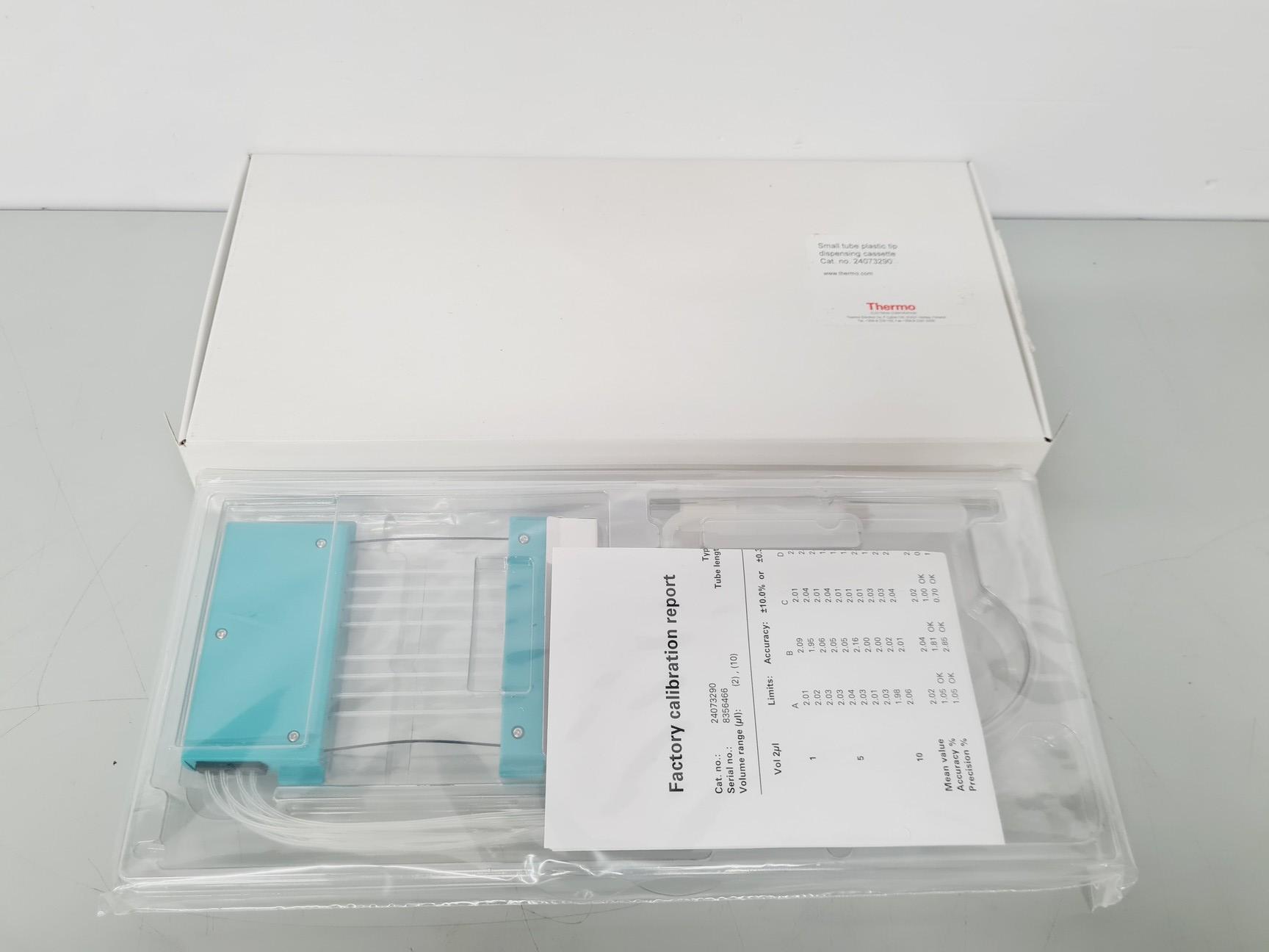 Image of 6 x Thermo Scientific Dispensing Cassettes - Metal Tip, Plastic Tip & 200cm Tube