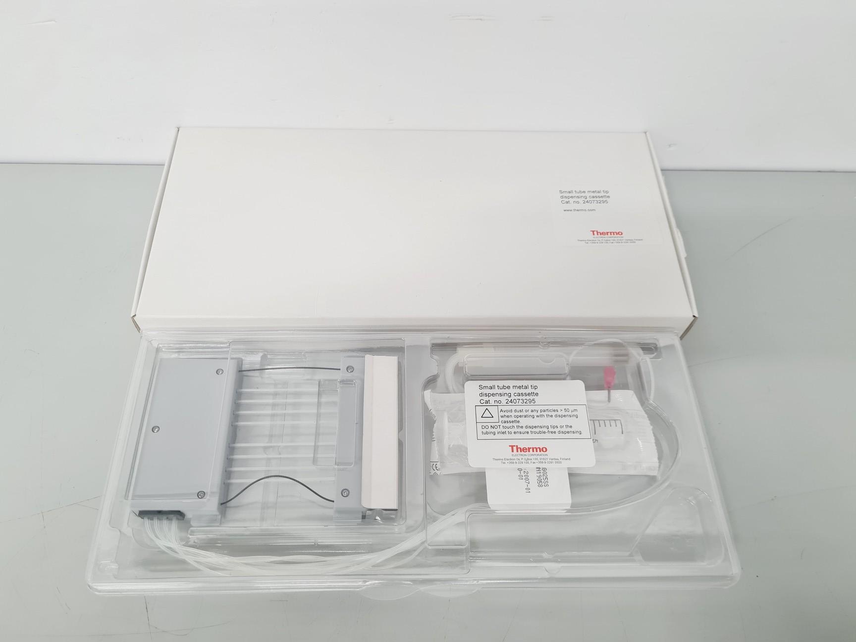 Image of 6 x Thermo Scientific Dispensing Cassettes - Metal Tip, Plastic Tip & 200cm Tube