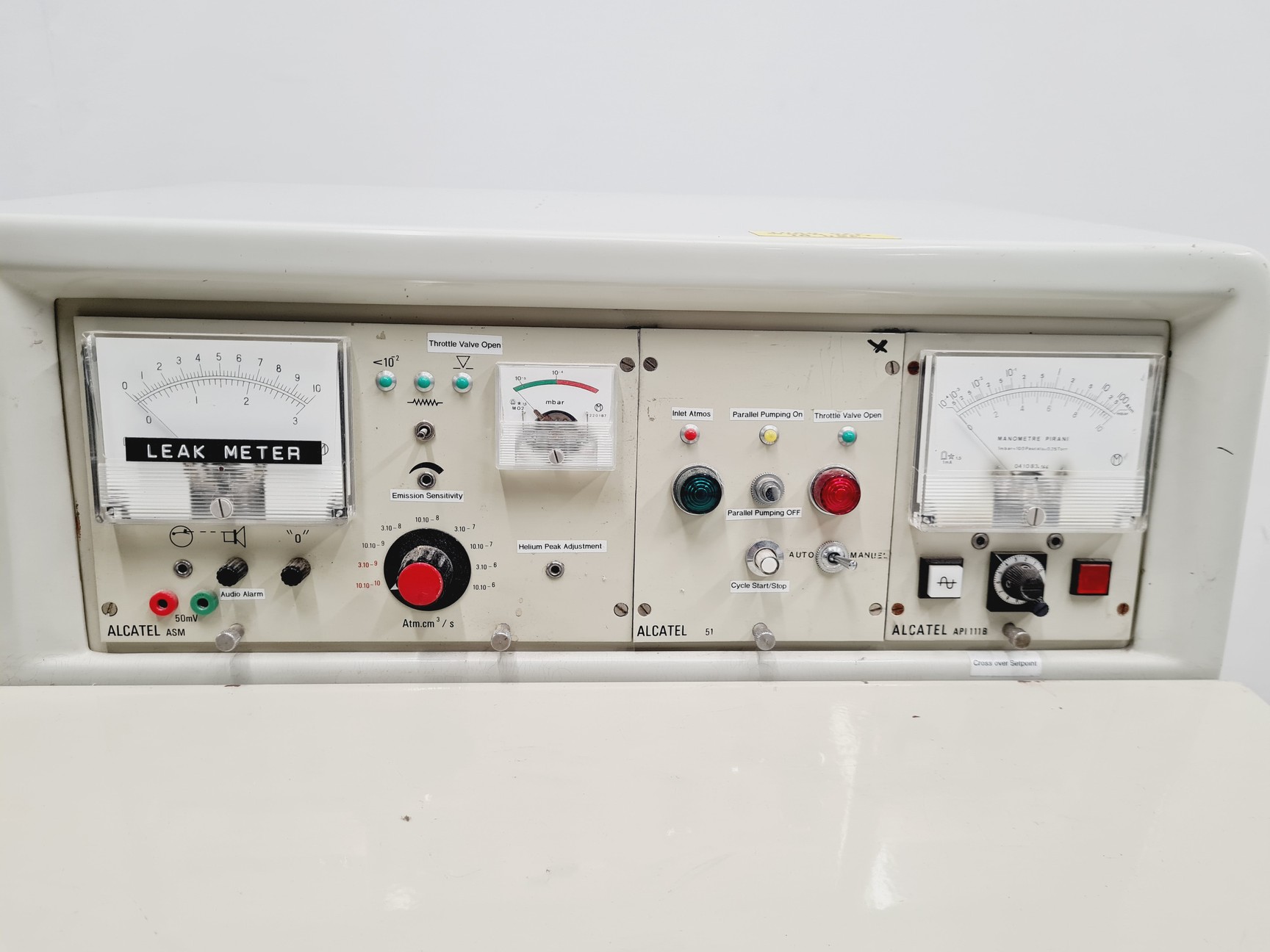 Image of Alcatel ASM 51 Helium Leak Detector Lab