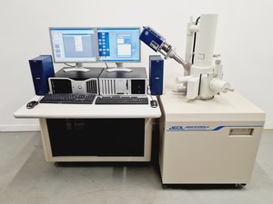 Thumbnail image of Jeol JSM-639OLV Scanning Electron Microscope With Inca X-act SEM Lab
