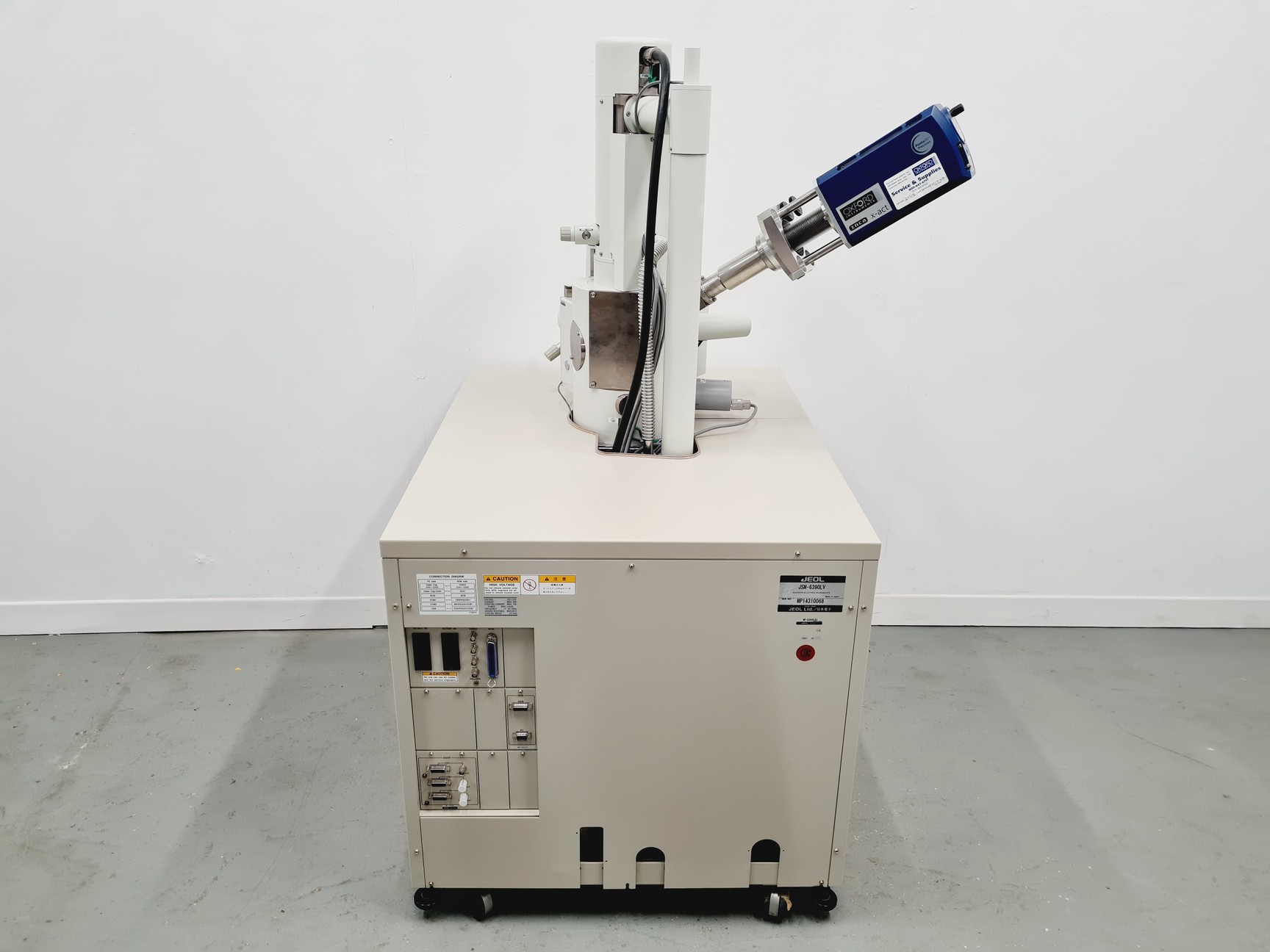 Image of Jeol JSM-639OLV Scanning Electron Microscope With Inca X-act SEM Lab