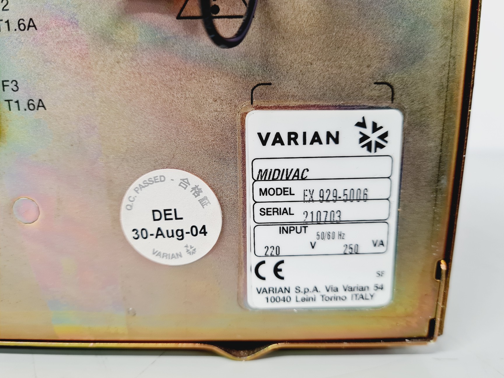 Image of Varian Ion MidiVac Pump Controller Model EX 929-5006