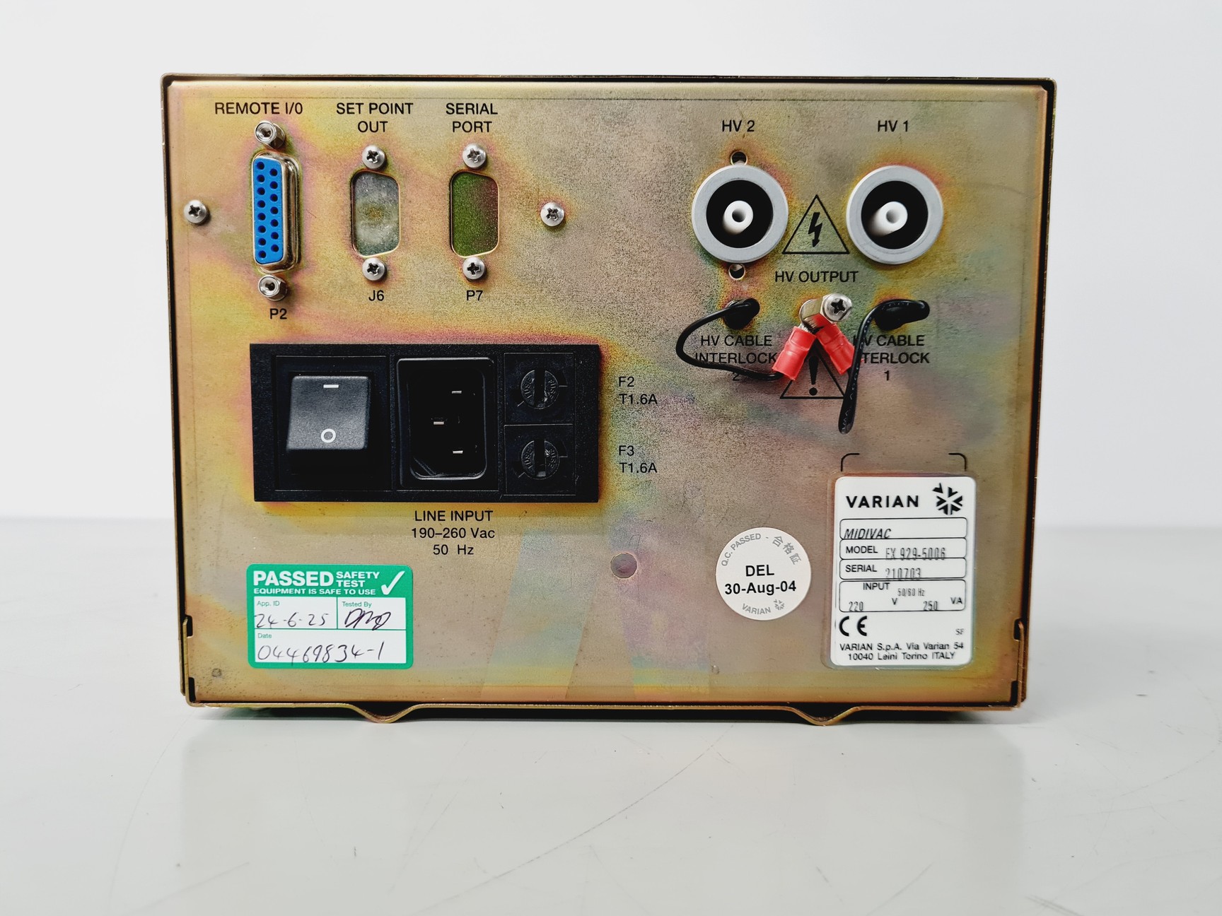 Image of Varian Ion MidiVac Pump Controller Model EX 929-5006