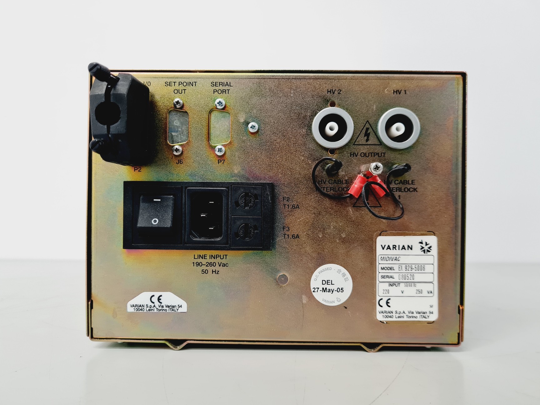 Image of Varian Model EX 929-5006 Ion MidiVac Pump Controller 