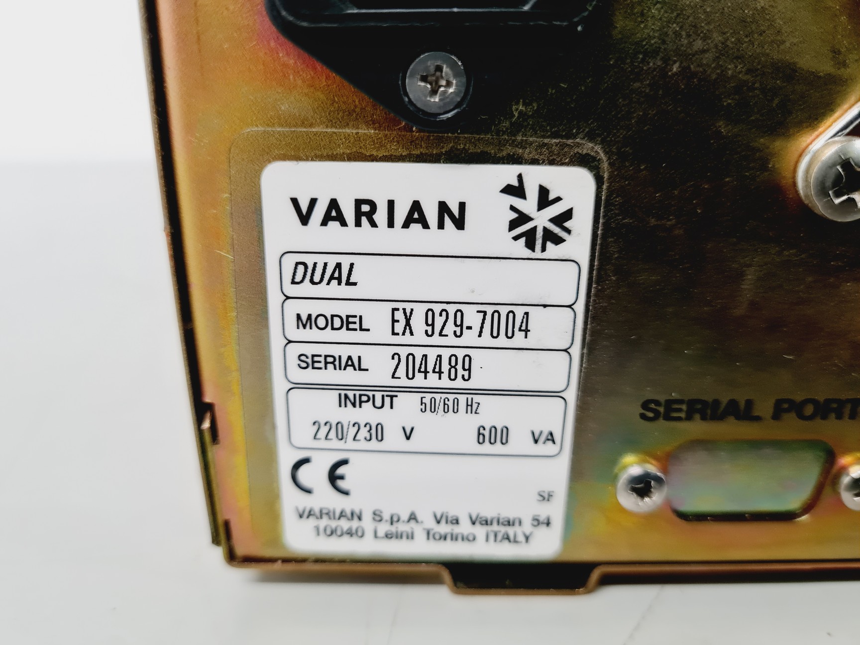 Image of Varian Dual Ion Pump Controller Model EX 929-7004