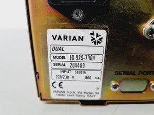 Thumbnail image of Varian Dual Ion Pump Controller Model EX 929-7004