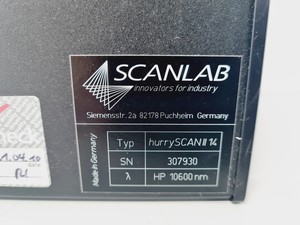 Thumbnail image of Synrad FSTI80KFC Laser System with UC-2000 Controller & HurryScan II 14