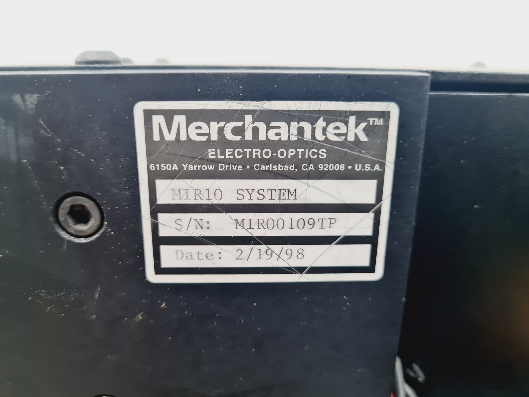 Image of Merchantek Geolase EO MIR20 Laser Ablation System LA-ICP-MS Spares/Repair 