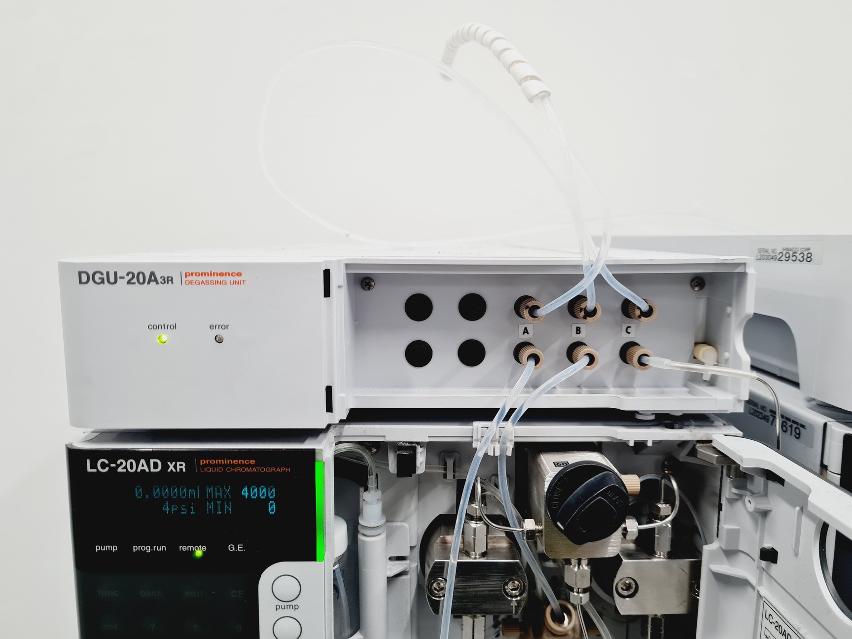Image of Shimadzu UFLC XR Prominence System with AB MDS SCIEX API 4000 LC/MS/MS