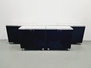 Thumbnail image of Set of 7 S+B Wheeled Laboratory Cupboards