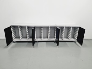Thumbnail image of Set of 7 S+B Wheeled Laboratory Cupboards