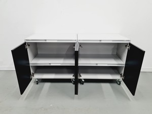 Thumbnail image of Set of 7 S+B Wheeled Laboratory Cupboards